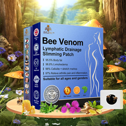 👑ZVLZVL™ Bee Venom Lymphatic Deainage Slimming Patch - Limited time 70% OFF (Suitable for use by individuals of all ages)🔥