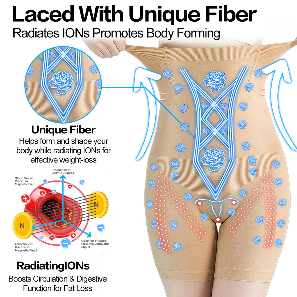 Negative Oxygen Ion Fat Burning Tummy Control & Detox Bodysuit（🔥🔥Limited time discount Last 30 minutes）